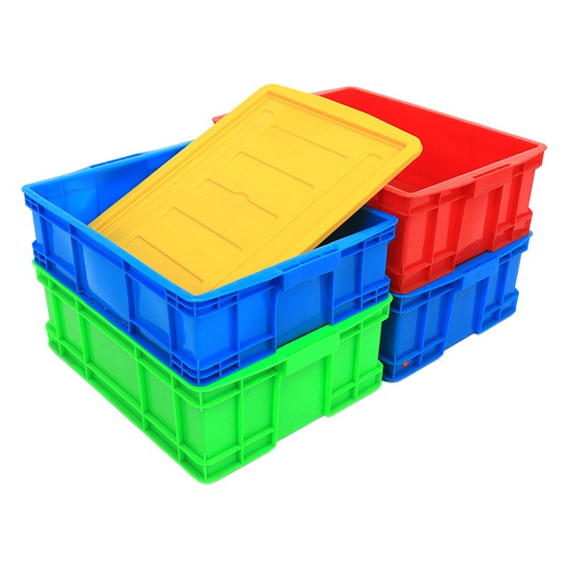 Blue plastic box 500-140 industrial factory blue plastic turnover box new material quality transfer plastic frame