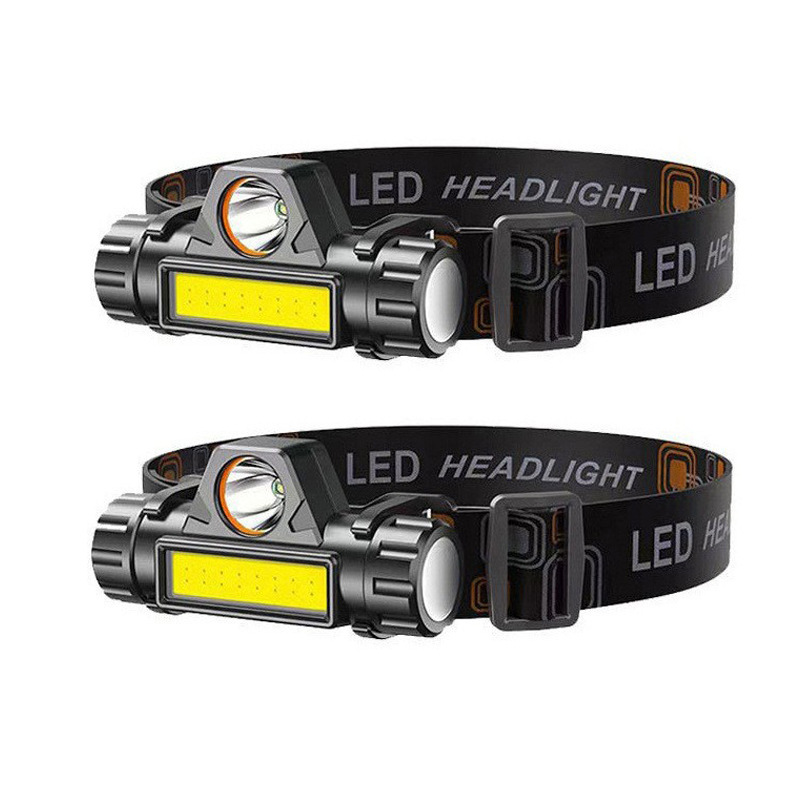Picture of Cross-Border Led Headlight, Outdoor Rechargeable Headlight, Strong Light Flashlight, Magnet Night Fishing Light, Outdoor High-Brightness Lighting