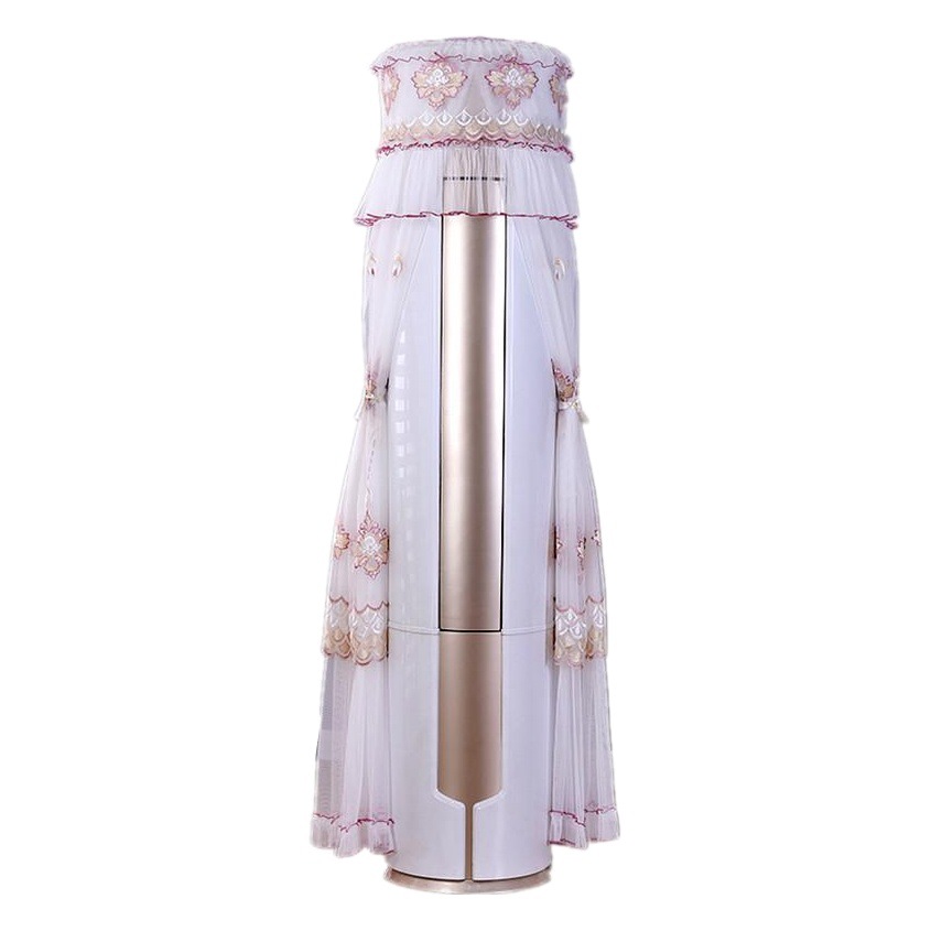 Hot-Selling Vertical Round Cabinet Cylindrical Midea Boot-Free Air Conditioner Dust Cover Gree Air Conditioner Cover Oaks
