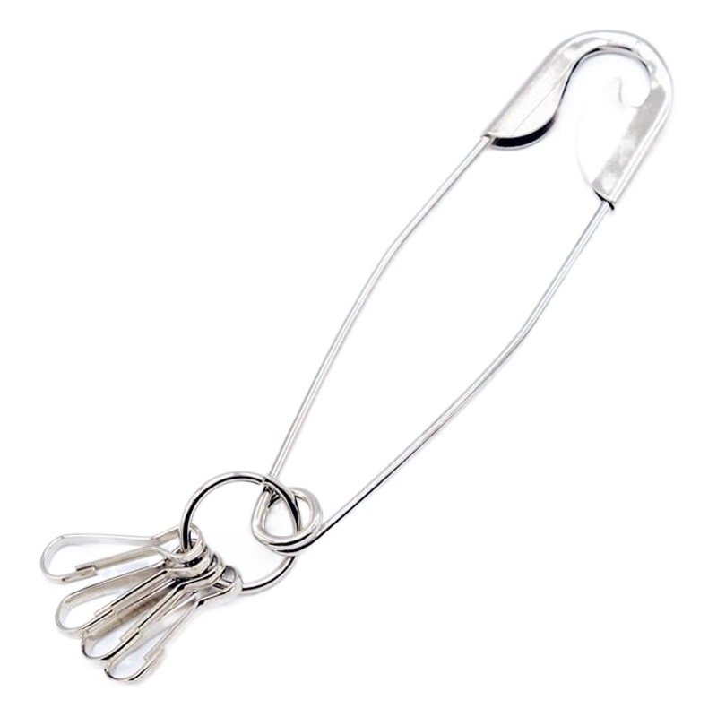 Men's and women's Korean-style disco hip-hop ins style key chain schoolbag pendant retro large pin decoration factory direct sales