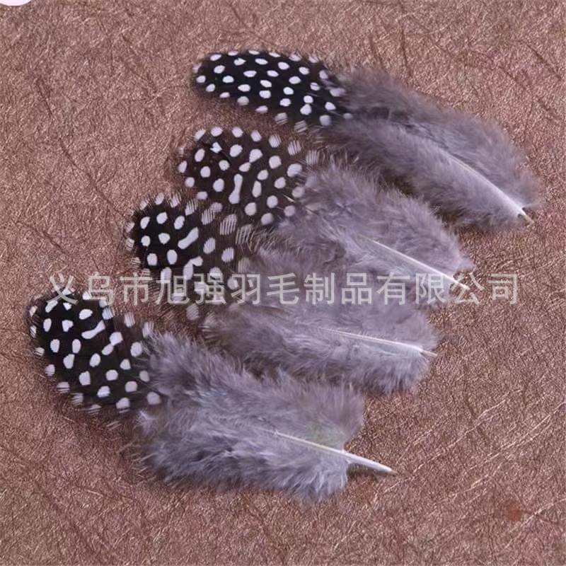 Picture of Factory Wholesale Pearl Chicken Feather Color Pearl Feather Spot Headwear Accessories Bohemian Bobo Ball Filler