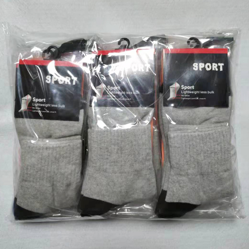 Mid-barrel thickened towel bottom sweat-absorbent breathable training sports socks terry shock-absorbing basketball socks cotton outdoor sports socks