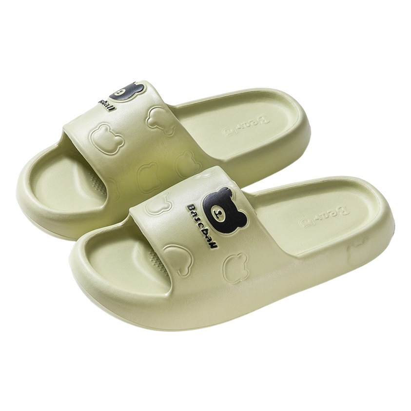 Slip-on thick-soled slippers for women Summer new indoor home non-slip mute non-stinky feet couple sandals for men