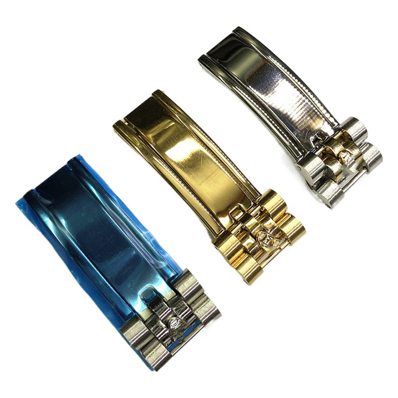 For Laurie log type Greenwich stainless steel folding buckle buckle 8*16mm buckle accessories in stock