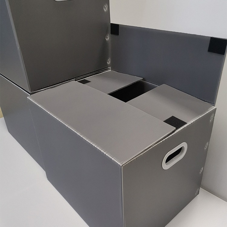 Picture of Waterproof Plastic Moving Box, Foldable and Reusable Storage and Organization Packing Box, Large Turnover Box, Plastic Box