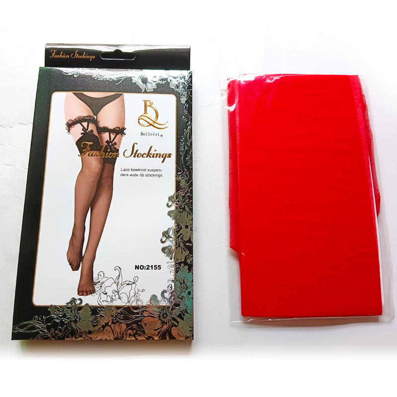 Picture of European and American New Beileisi Lace Suspenders Wide Ruffled Stockings Sexy Sexy Stockings 2155