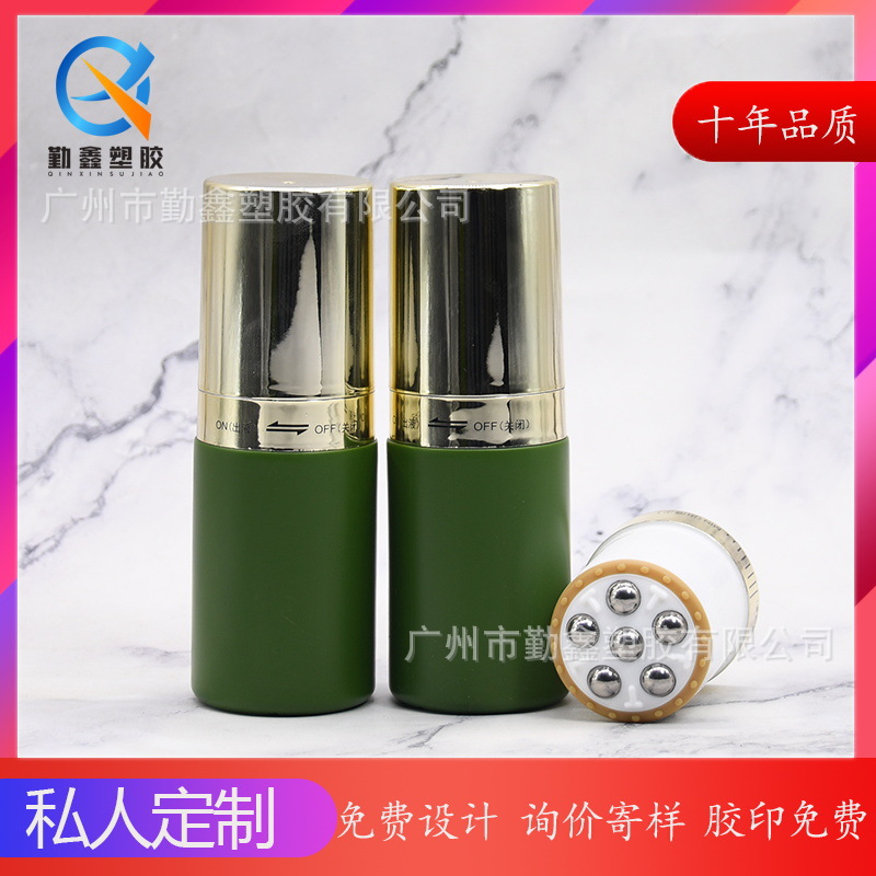 Spot 100ml six ball bottle Massage muscle slimming stainless steel beads manual massage head ball bottle
