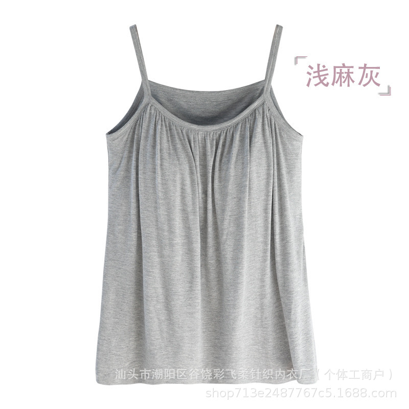 Picture of Cross-border Pregnant Women's Sling Women's Vest Belt Chest Pad Wear-free Bra One-piece Breastfeeding plus size Underwear Loose Inner Wear T-shirt