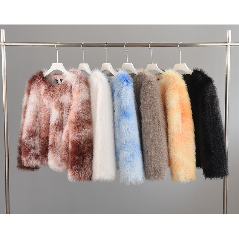 Picture of Autumn and Winter New Toca Crewneck Coat Imitation Fur Coat Young Coat Short Imitation Fur Coat