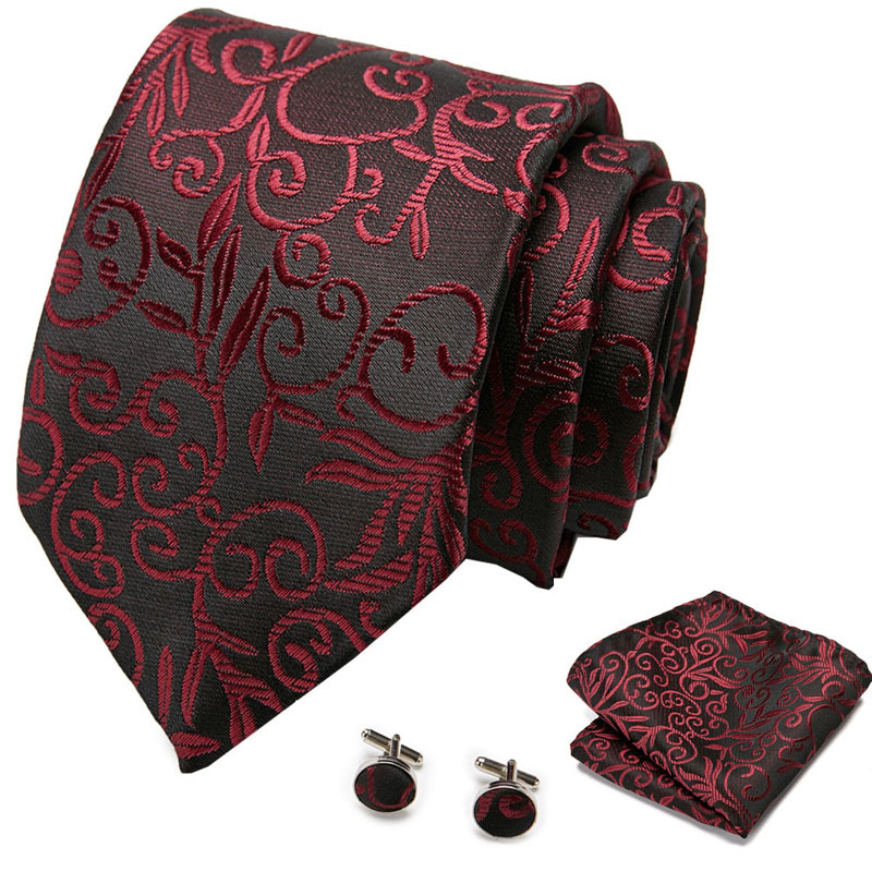 Picture of New Tie in Stock Cross-Border Hot Selling Tie Manufacturer Business Men's Formal Tie Set Ready-Made Fashion Accessories