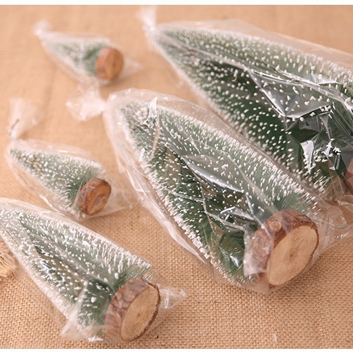 Picture of Mini Christmas tree Christmas Cedar desktop white pine needle tree window decoration Christmas gift Christmas decorations