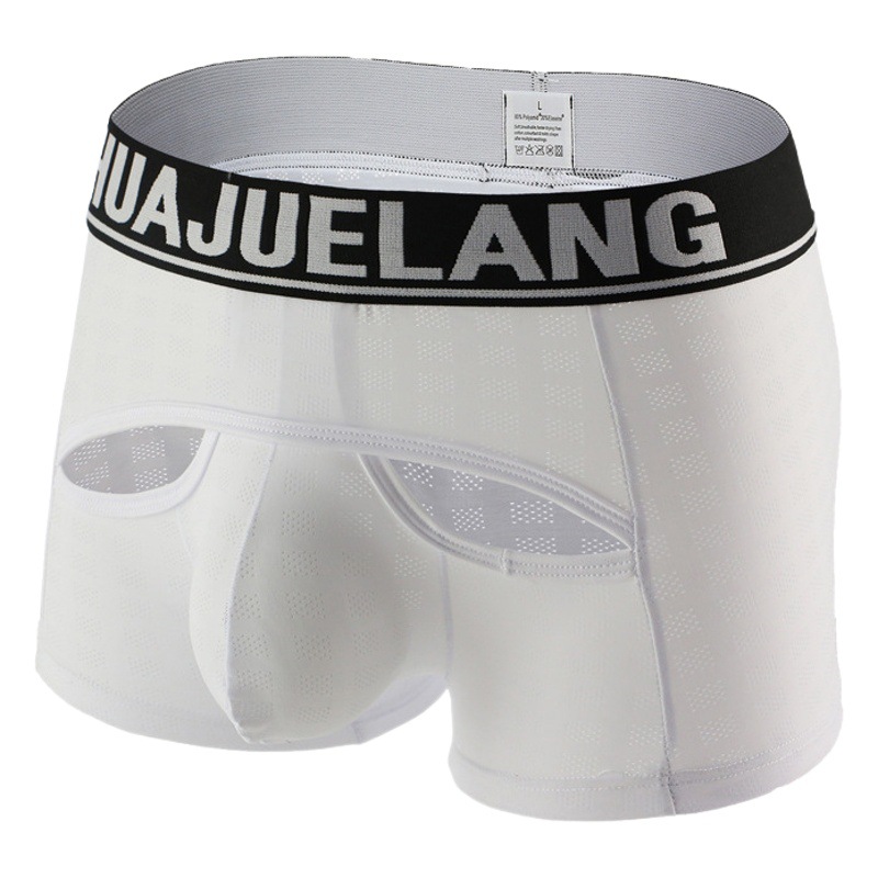 Men's Boxers Nylon Fashion Breathable Sexy Low Waist Comfortable Underwear Men's Fashionable Youth AliExpress Supply