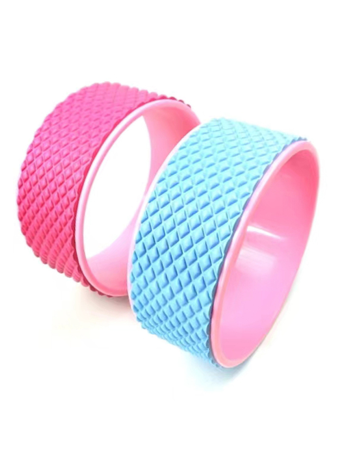 Picture of Upgraded 3D Floating EVA Yoga Wheel Back Curved Beauty Back Artifact Massage Roller Yoga Fitness Supplies