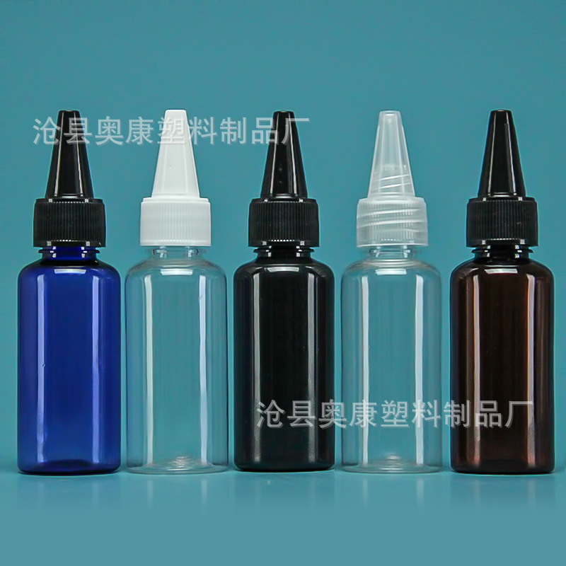 Picture of Spot thickened 10ml 20ml 30ml pointed nose bottle sand painting bottle PET plastic bottle ink bottle