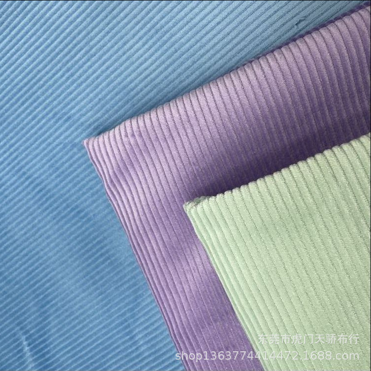 in stock woven cotton good quality 350g 8 pit non-elastic corduroy 8 pit 8 piece 330g cotton fiber 8 pit non-elastic