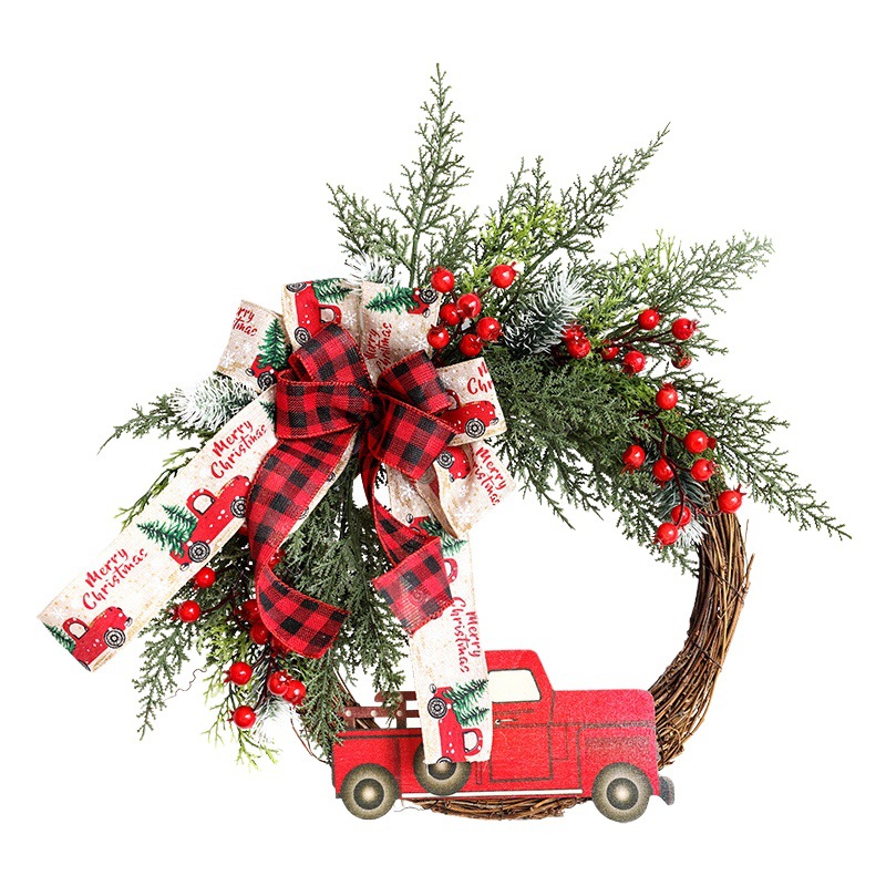 Christmas garland door decoration autumn harvest Garland door hanging harvest Garland car home window decoration cross-border