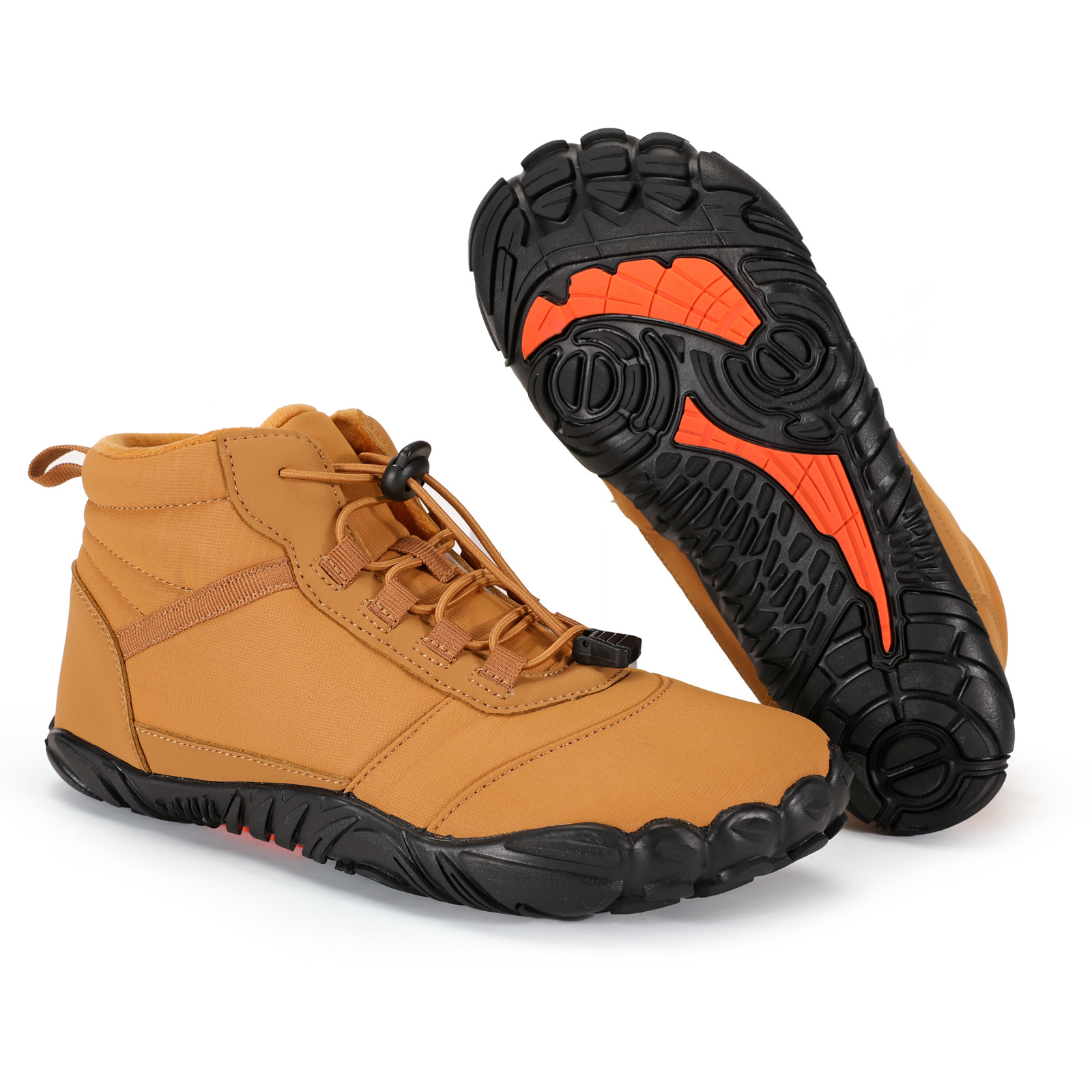 Picture of High-top snow boots cross-border new outdoor hiking camping hiking shoes ski non-slip fleece warm plush cotton shoes