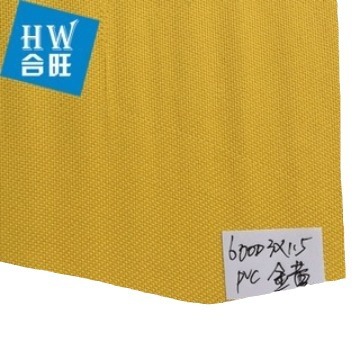 Picture of Oxford cloth Oxford leather 600D3X1.5PVC golden yellow environmental protection luggage material handbag leather wholesale