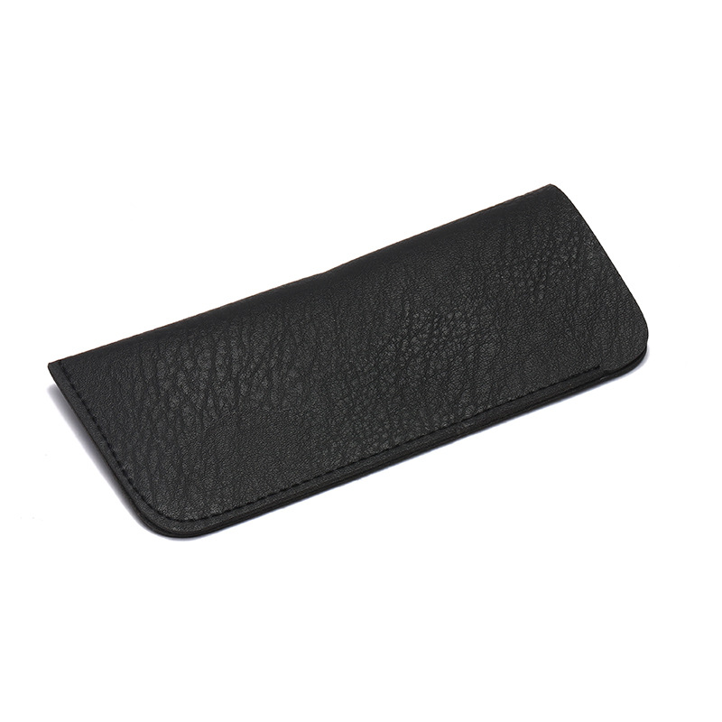 Picture of Hot Selling New Glasses Case Soft Leather Glasses Bag Reading Glasses Leather Bag Waterproof Leather Case Affordable Direct Sales Wholesale Logo