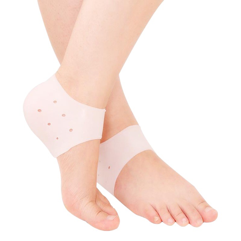 Anti-crack Heel Foot Cover for Men and Women Silicone Heel Moisturizing Socks Anti-crack and Crack Heel Pain Protective Cover