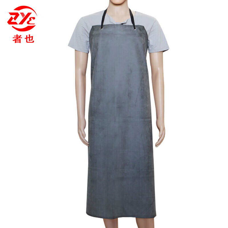 Picture of Aquatic double-layer waterproof oil-proof anti-fouling apron universal acid and alkali-resistant oil-resistant extra thick PVC sleeveless leather