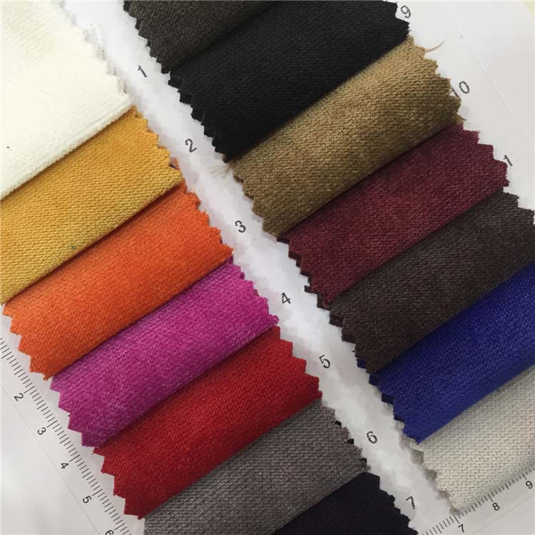 Corduroy fabric brocade polyester 35 pit imitation velvet corduroy 27 color spot supply MY135017