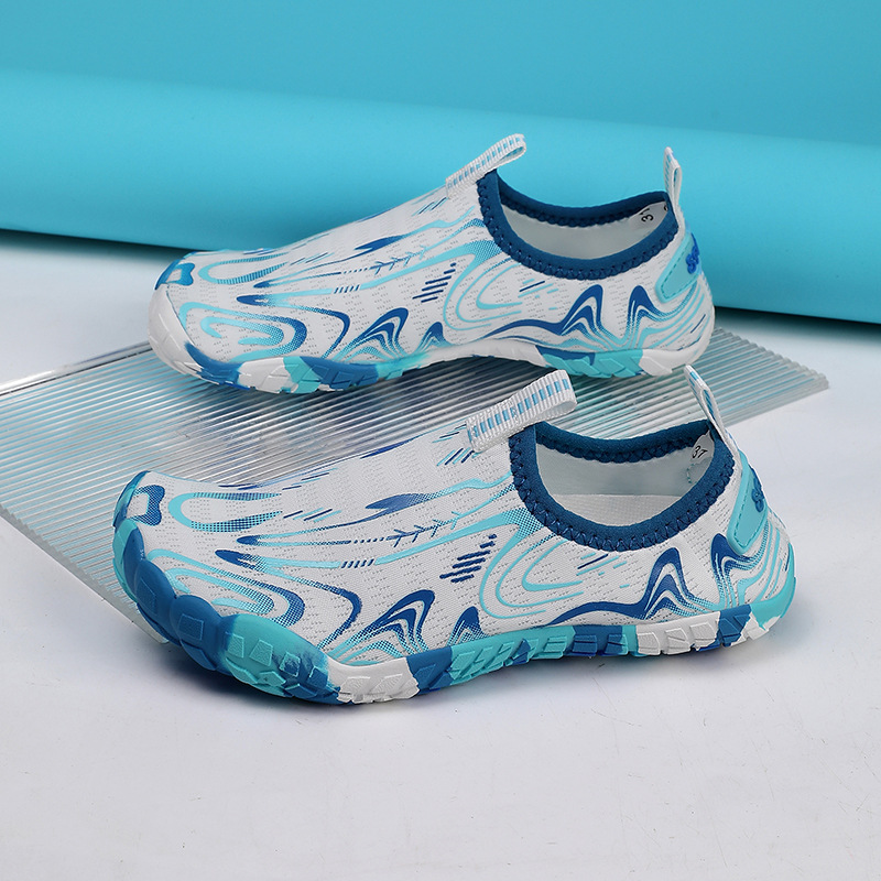 Parent-Child Outer Wear Non-Slip Beach Shoes Indoor Training Anti-Cut Swimming Shoes Children's Breathable Quick-Drying Summer Wading Shoes