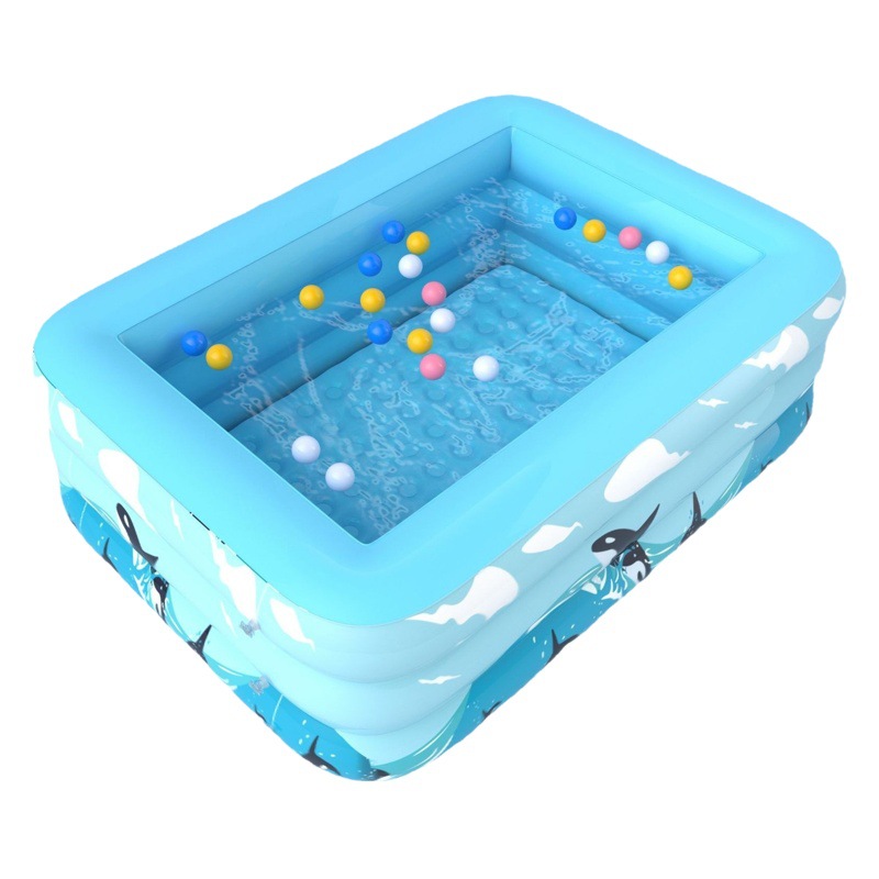 Outdoor Inflatable Swimming Pool Large PVC Thickened Swimming Pool Household Children's Play Pool Baby Toy Pool