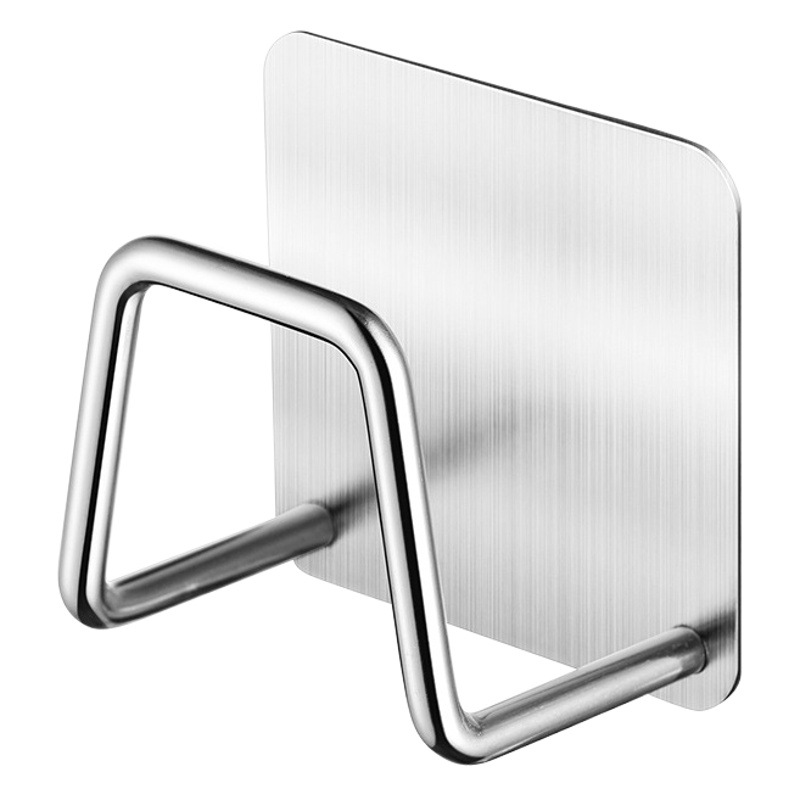Kitchen sponge drain rack sink cloth storage stainless steel scouring pad steel ball sink rack wholesale