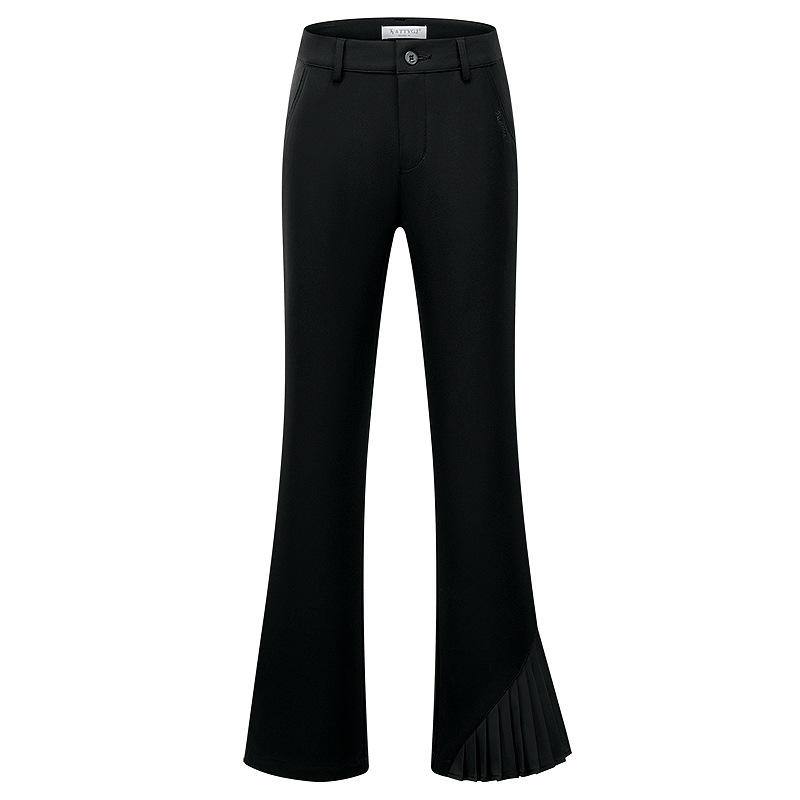 Picture of Golf Pants Women's Micro-pants Slim-fit Slimming Pants Stretch Elastic Waist Quick-drying Breathable Casual Long Pants