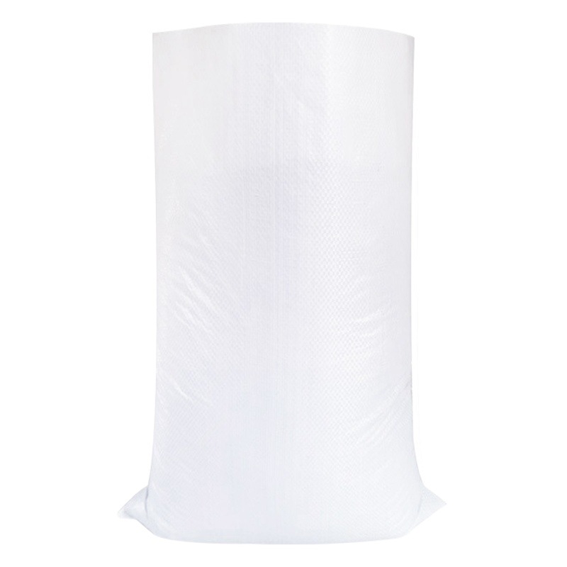 White film-coated waterproof woven bag express moving clothing packing bag thickened snakeskin bag rice flour grain bag
