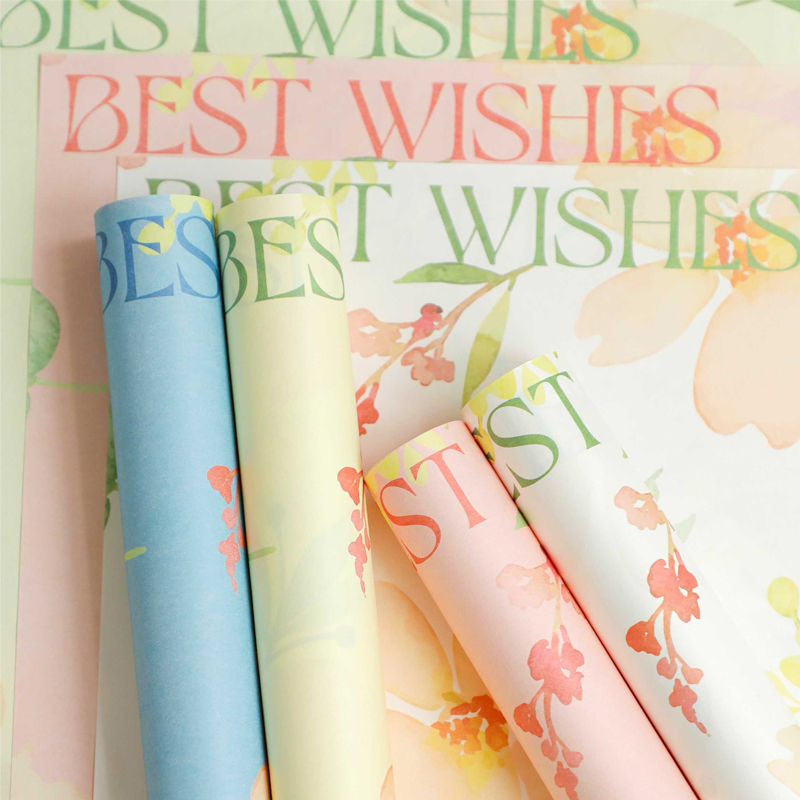 Flower Love Fenghua Paper Waterproof Flower bouquet Wrapping Paper Art Paper Flower Wrapping Paper Material Flower Shop Materials New