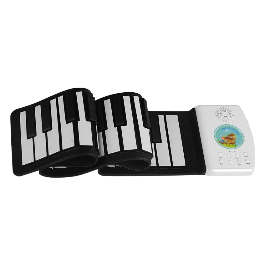 49 key hand roll piano children's piano electronic piano portable keyboard silicone soft piano thickened a generation of hair