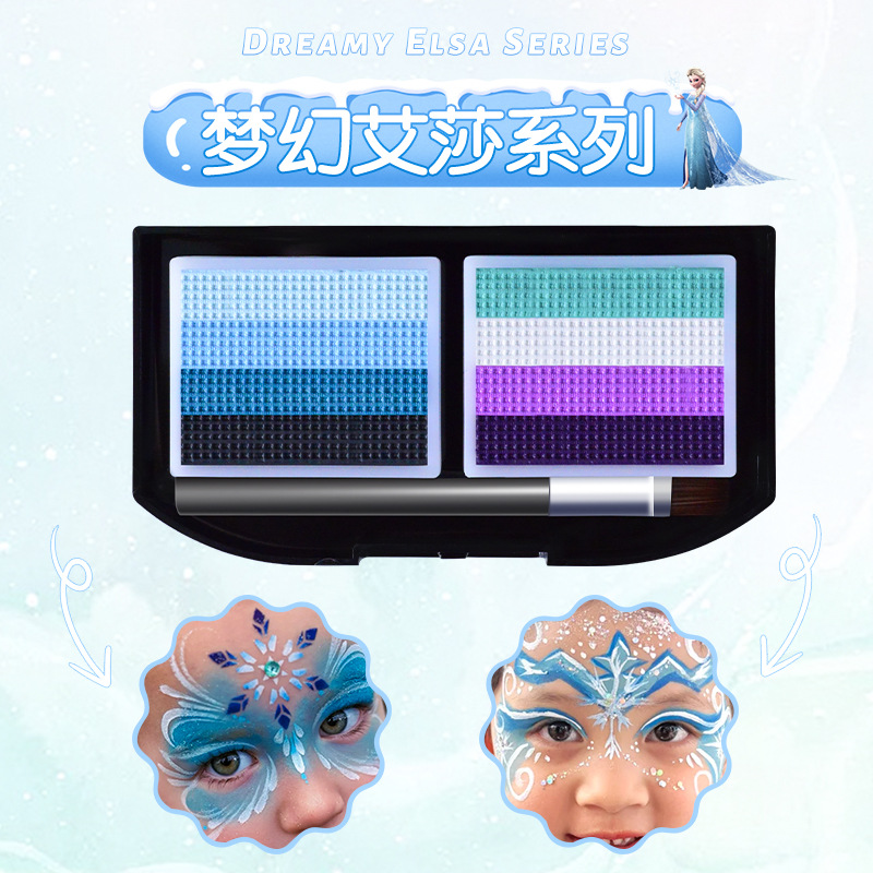 Picture of Children's Human Face Painting suit Festival Comic-Con Makeup 3D Painting Pigments Water-soluble Washable Pigments