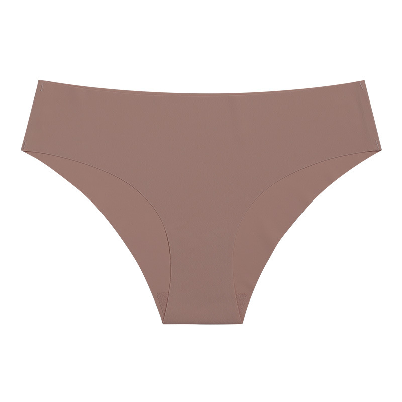 Picture of Cross-Border Seamless Ice Silk One-Piece Girls' Underwear European and American Large Size Pure Cotton Crotch Breathable Women's Briefs Wholesale