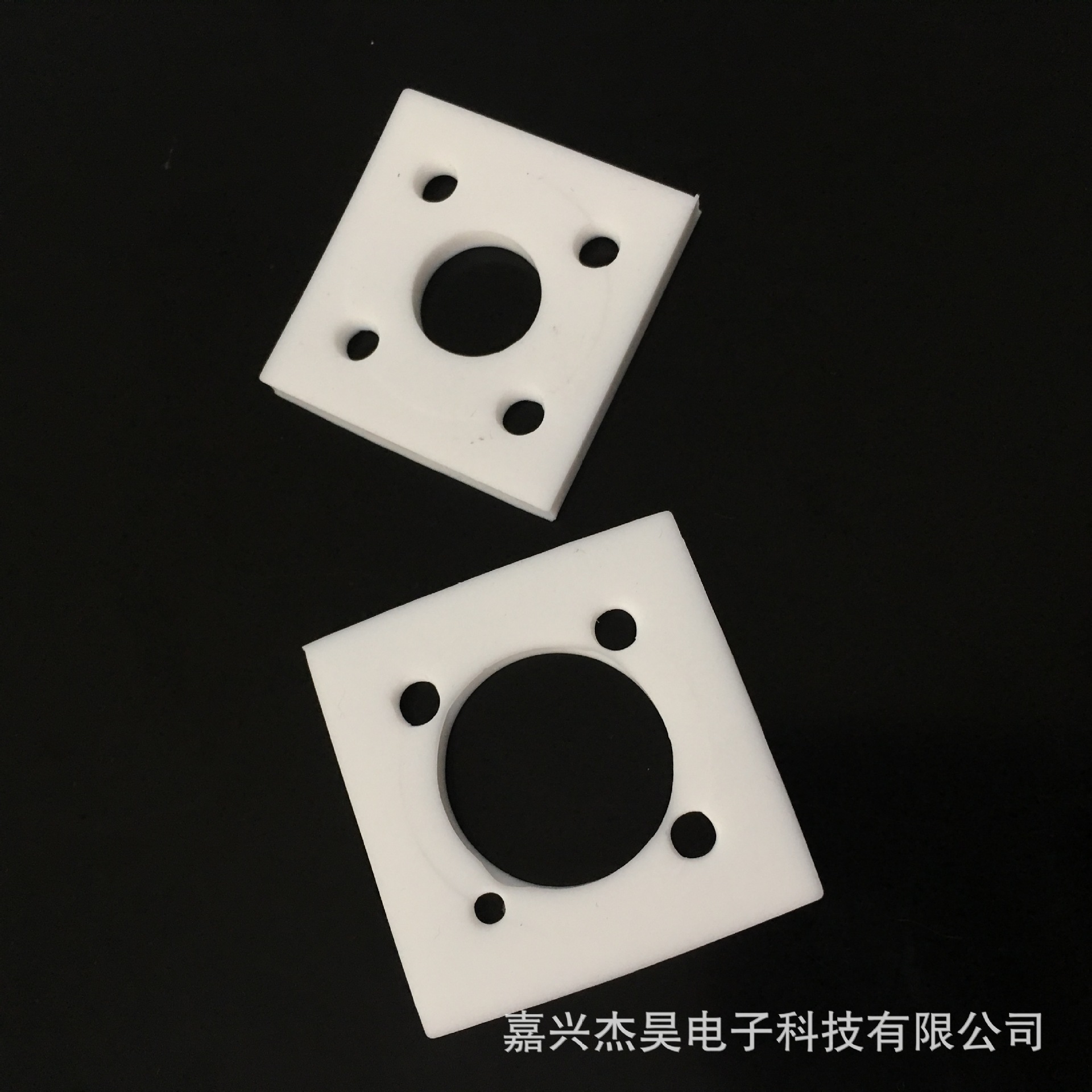 Square Anti-Slip Mat White Waterproof Sealed Silicone Ring Digital Silicone Foot Pad Suction Cup Shock Absorption Anti-Static