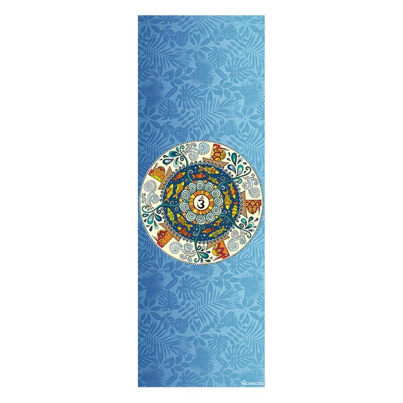 Anti-Slip Foldable High-Quality Shock-Absorbing Suede Rubber Jump Rope Fitness Portable Towel Yoga Mat