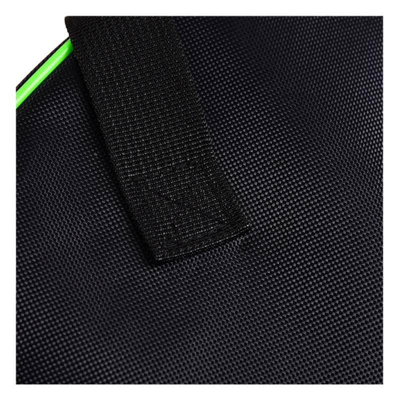 Round Oxford Cloth Zipper Bag Mountaineering Camping Storage Bag Car Cable Kit Portable Cylinder Bag