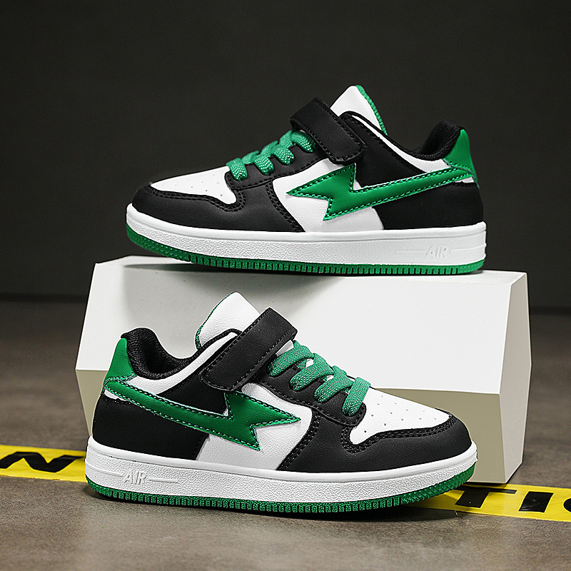 Picture of Boys Sports Shoes 2024 Spring and Autumn New Boys' Sneakers Children's Running Shoes Big Boy Handsome Aj Casual Shoes