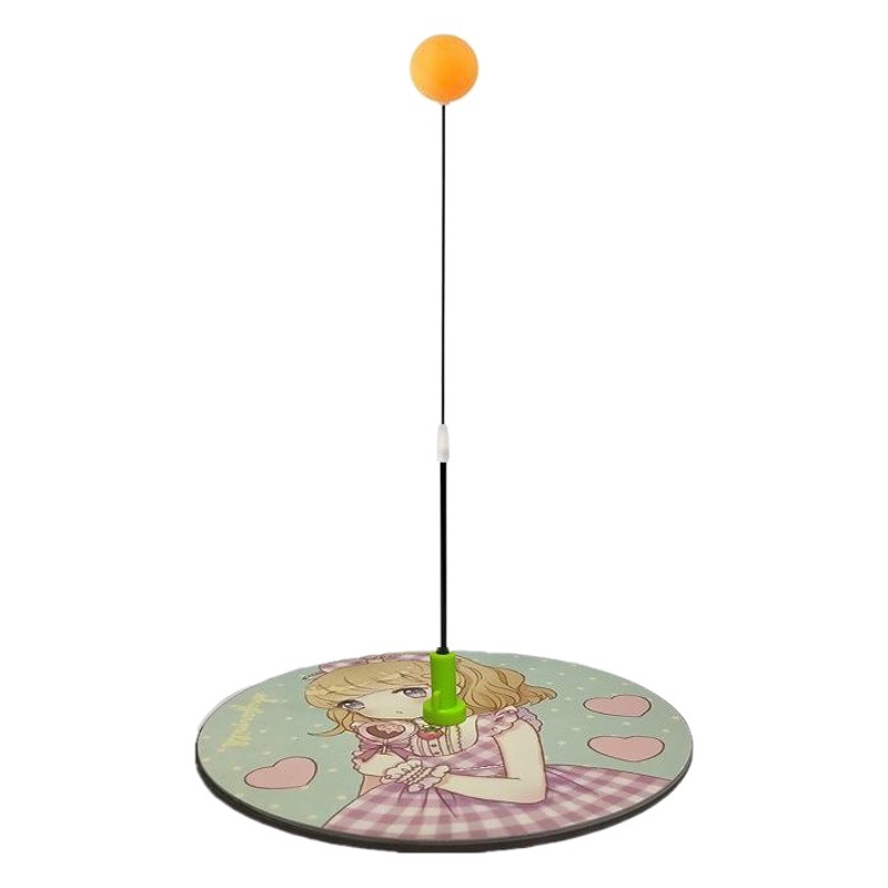 Elastic flexible shaft table tennis trainer children's vision trainer single table tennis self-training racket wholesale