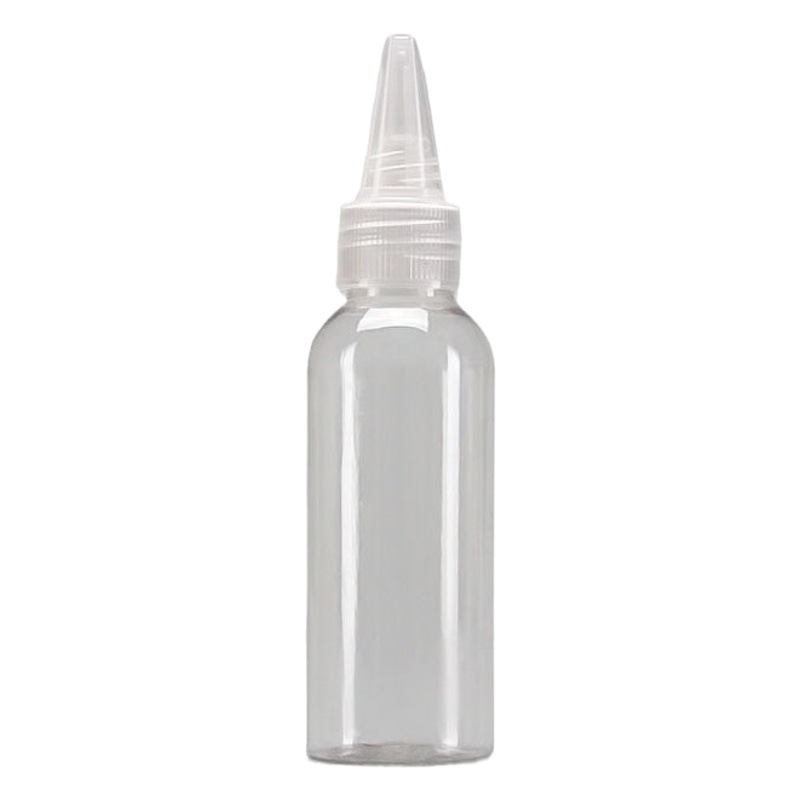 30ml50ml100ml500ml transparent pointed plastic bottle painted paint squeeze bottle pet liquid sub-bottle