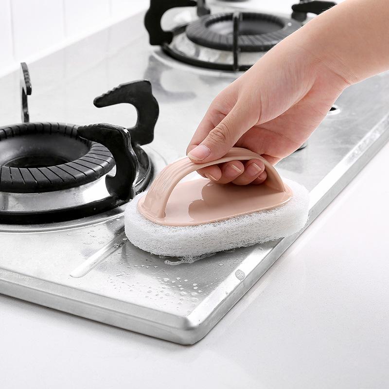 Bathtub Sink Sink Basin Sponge Brush Toilet Bathroom Wall Countertop Tile Cleaning Brush Kitchen Sponge Brush