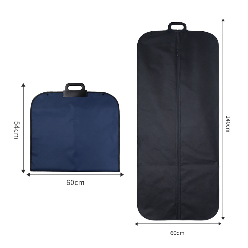 Picture of High-end nylon Oxford cloth suit bag portable handle travel storage bag zipper non-woven suit dustproof bag