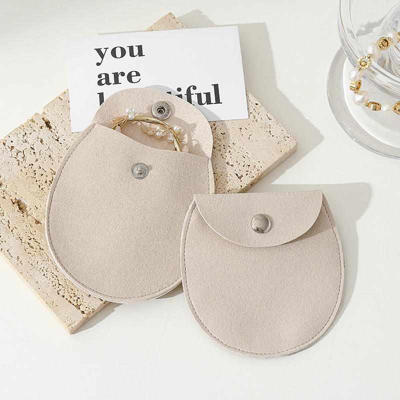 Picture of Multicolor Flannel Bag Jewelry Bag Snaps Thickened Bag Ring Necklace Anti-oxidation Jewelry Storage Bag Wholesale