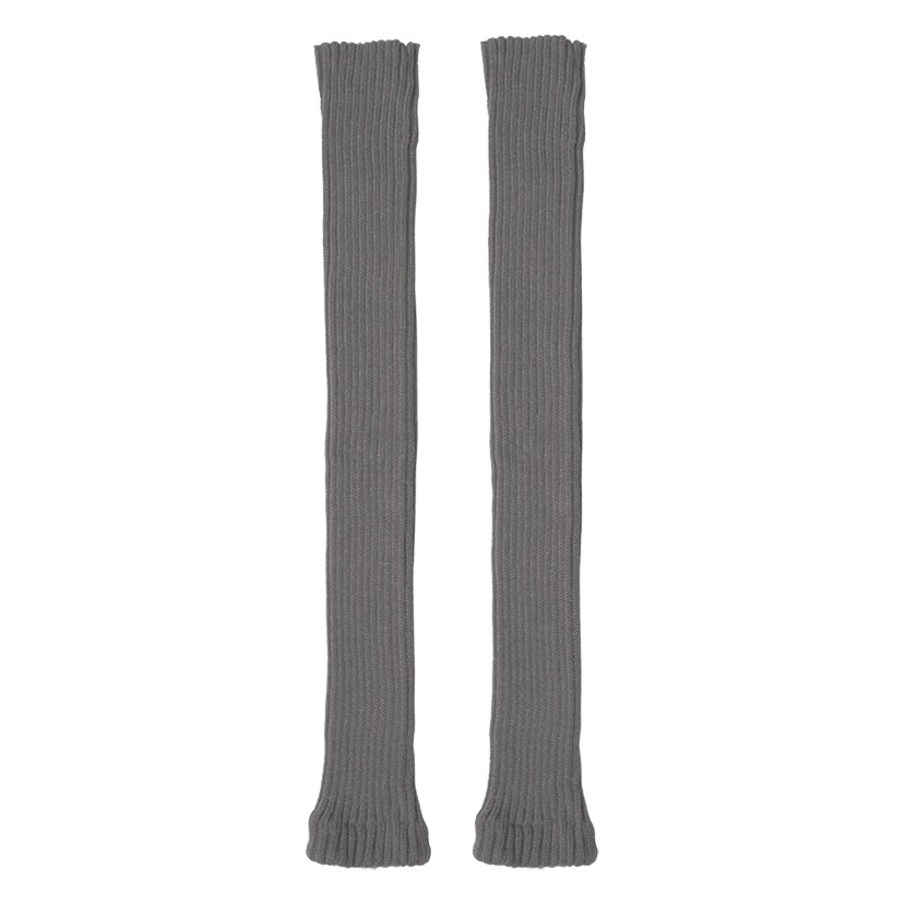 JK hot girl knitted socks women's extended over-the-knee long thigh socks autumn and winter thickened warm white pile socks