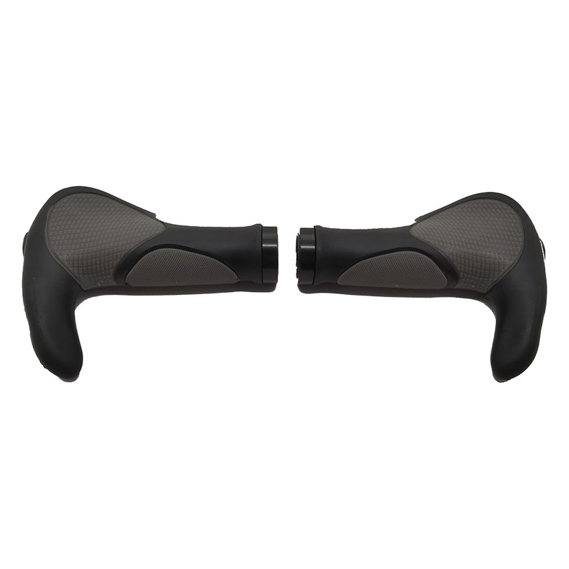Bicycle Handle Set Mountain Bike Horn Bicycle Handle Riding Accessories Bilateral Locking Anti-Slip Rubber Handle Set