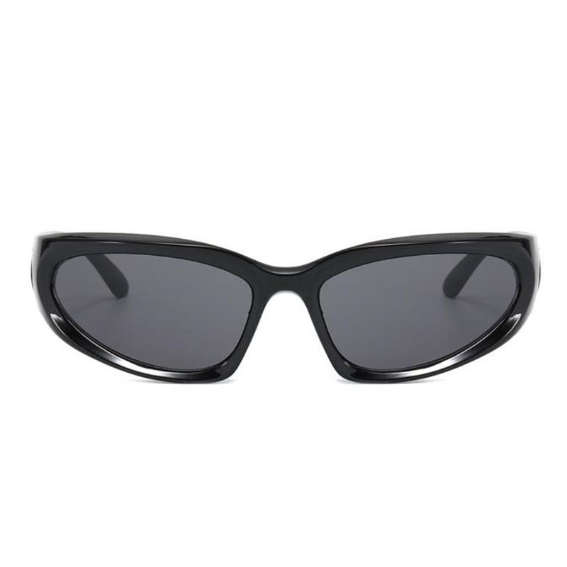 Picture of Punk Futuristic Sunglasses Women's European and American Hot Girls Super Cool Street Photograph Sun Protection Glasses Men's Sports Style Riding Sunglasses