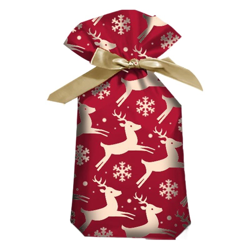 Ribbon drawstring bag candy bag rabbit ears drawstring bag in stock quick hair Christmas apple bag gift packaging bag