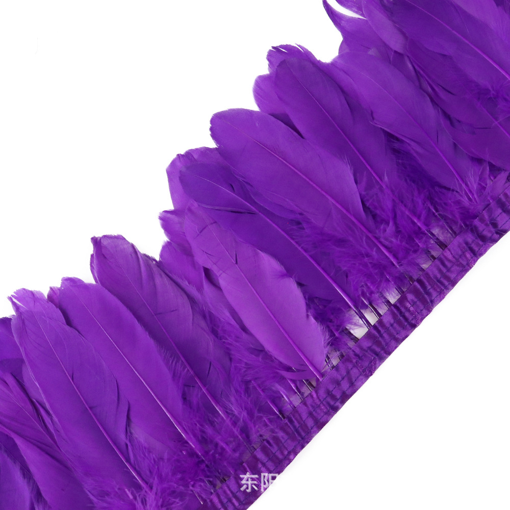 Picture of Goose feather large floating cloth belt/edge DIY handicraft accessories stage performance clothing accessories manufacturers in stock sales