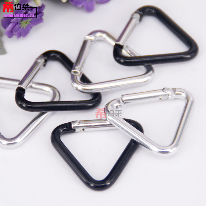 Picture of Hebrew No. 4 triangle aluminum alloy steel wire buckle clothing audio kettle accessories special-shaped buckle